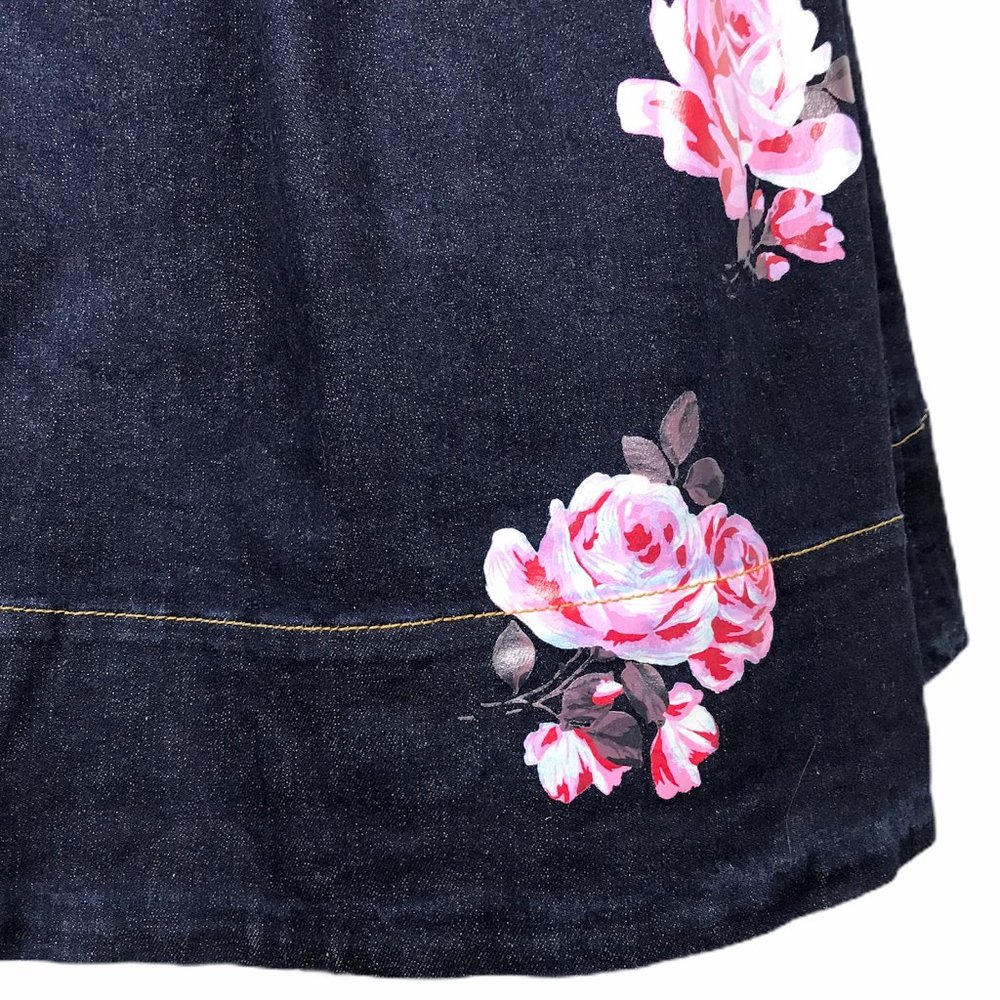# Kate Spade - Broome Street Denim Rose Dress Sz 6 - Picture 10 of 14